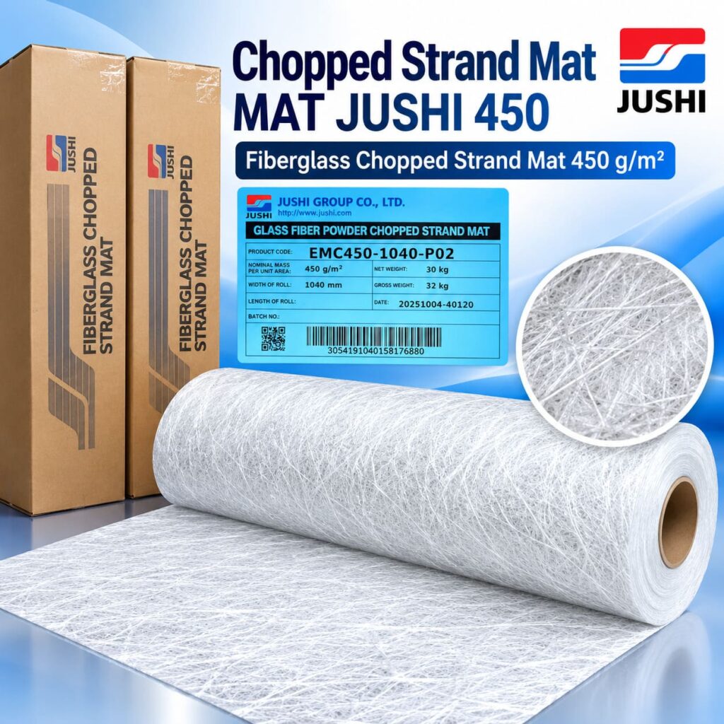 Chopped Strand Mat 450 Jushi Fiberglass