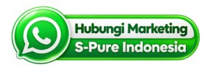Hubungi Marketing S-Pure Indonesia melalui WhatsApp untuk konsultasi produk water treatment dan wastewater treatment