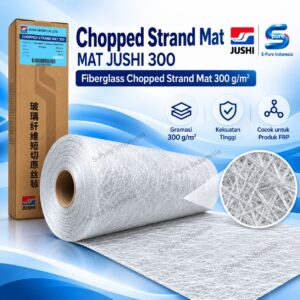 Mat Jushi 300 g/m² Chopped Strand Mat Fiberglass